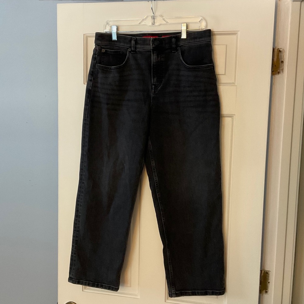 SPANX Shape Authentic 360 90s Straight Leg Jeans Black Large Petite LP 21596Q